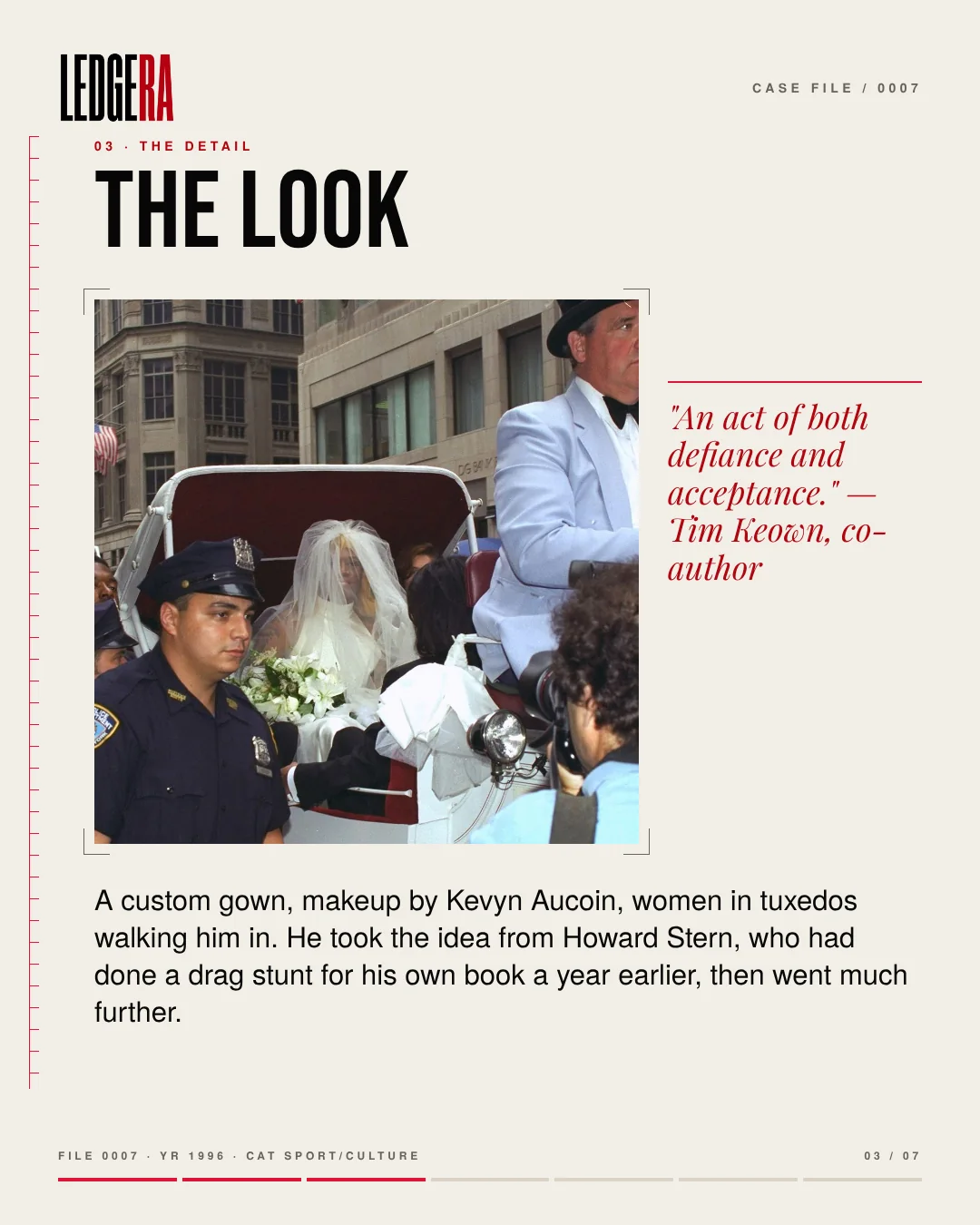 LEDGERA Case File 0007: Dennis Rodman married himself to sell a book, frame 3 of 7