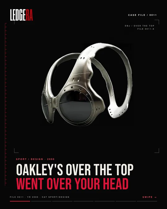 LEDGERA Case File 0011: Oakley's Over The Top went over your head