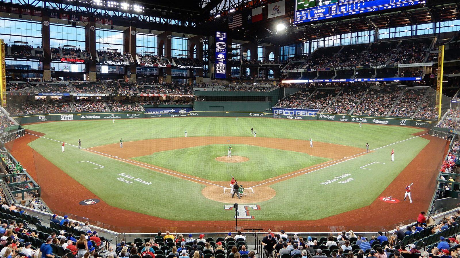Texas Rangers game at Globe Life Field