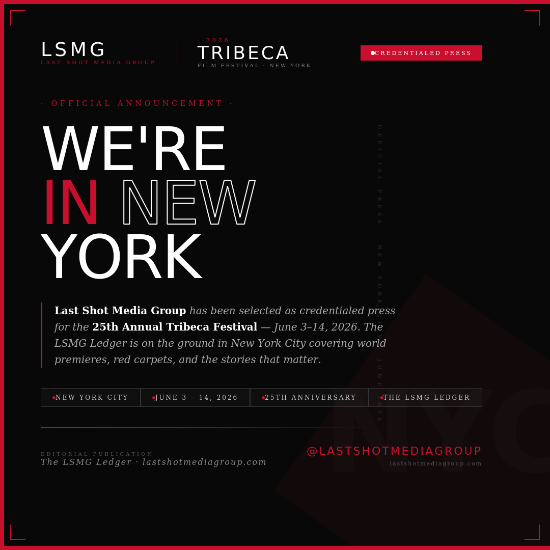 Tribeca 2026 press coverage
